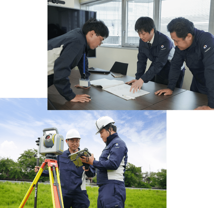 クロス業務に取り組む技術者